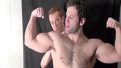 Bushy Muscle Hunk Worship