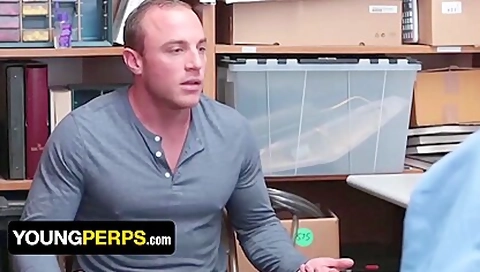 Free Premium Video Dominative Security Officer Charles King Cums Inside Hunk White Thiefs Tight Asshole - Teaser Video